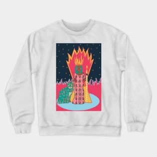 Queen of Wands Crewneck Sweatshirt